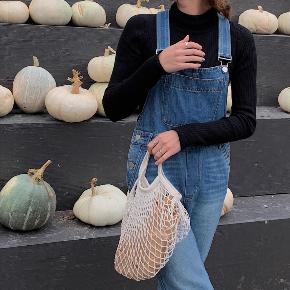 Classic Medium Wash Denim Overalls